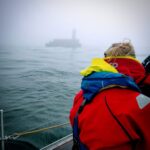 Entering Porto sailing passage fog family sailingblog
